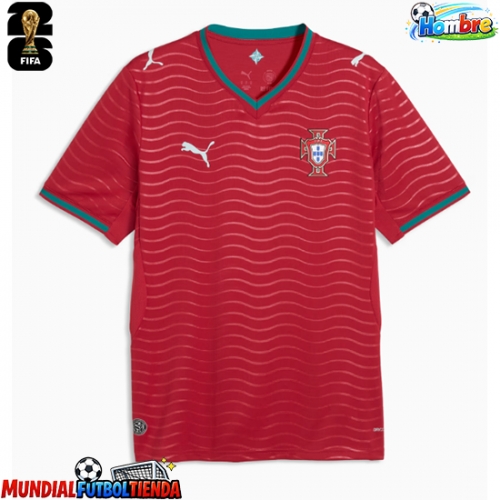 Camiseta Portugal Primera Equipación Replica Mundial 2026 mangas cortas